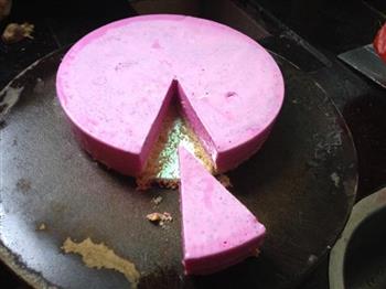 火龙果芝士蛋糕8寸的做法图解7