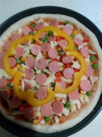 火腿披萨的做法图解6