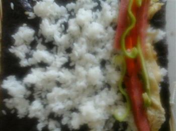 哈尔滨红肠版紫菜卷饭的做法步骤3