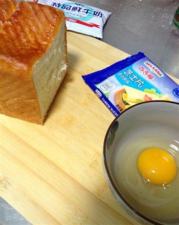 省心早餐-百吉福芝士片创意早餐菜谱的做法图解1