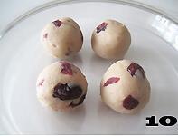 栗蓉蔓越莓冰皮月饼的做法图解10