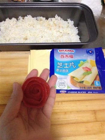 番茄鸡肉焗饭-百吉福芝士片创意晚餐菜谱的做法步骤6