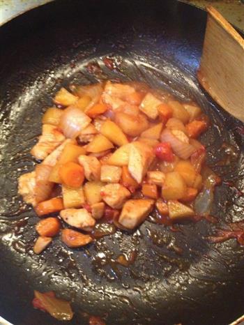 番茄鸡肉焗饭-百吉福芝士片创意晚餐菜谱的做法图解7