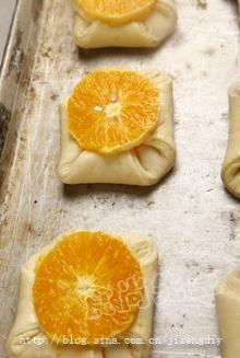柳橙丹麦面包的做法步骤6
