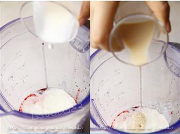 草莓奶昔的做法步骤2