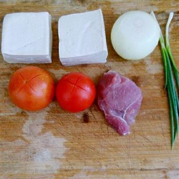 番茄豆腐的做法步骤1