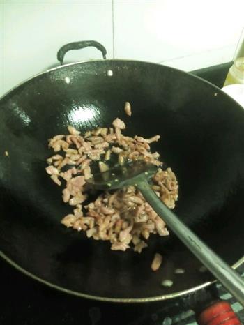 四季豆炒肉的做法步骤3