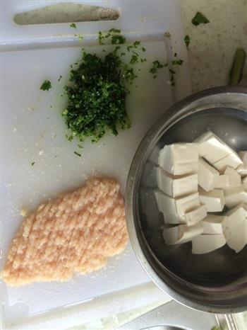 宝宝辅食—鸡汁豆腐的做法步骤2