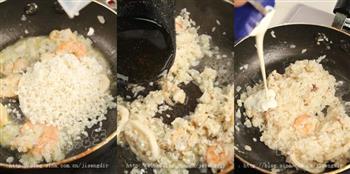奶油海鲜炖饭的做法图解3
