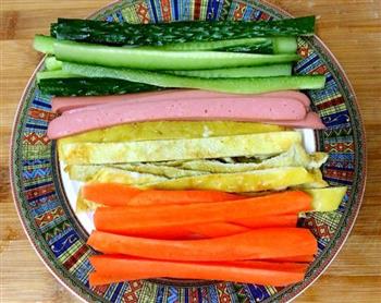 芝士肉松咸蛋黄紫菜包饭的做法图解5