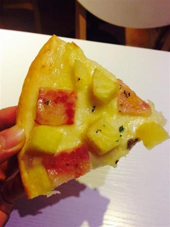 北意风味披萨+菠萝版本的做法图解14