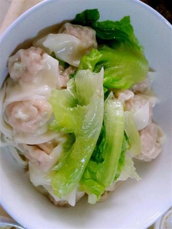 虾仁馄饨面+香辣炒手的做法步骤15