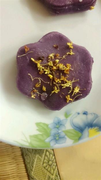 桂花紫薯糕的做法步骤6