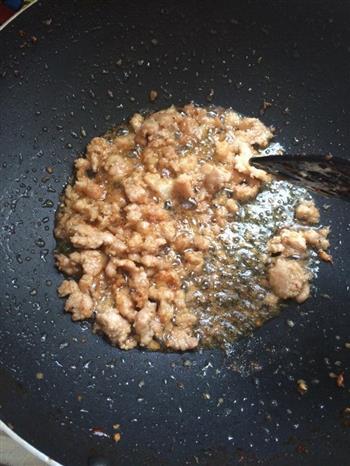 四川泡豇豆炒肉末的做法步骤4