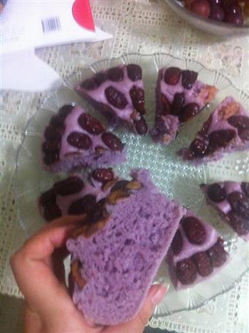 紫薯红枣发糕的做法步骤11
