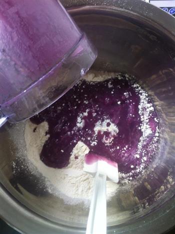 紫薯红枣发糕的做法步骤5