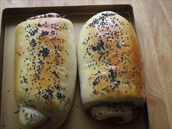 豆沙卷面包的做法步骤8
