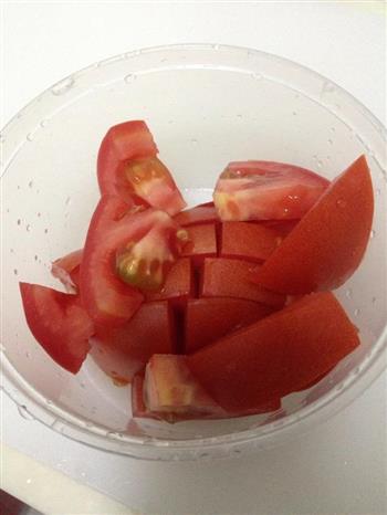 西红柿焖手撕杏鲍菇的做法图解1