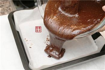 覆盆子巧克力布朗尼的做法步骤7