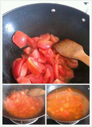 简单美味一一西红柿疙瘩汤的做法步骤2