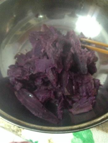 紫薯球的做法步骤1