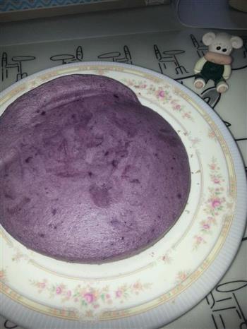 蓝莓酸奶电饭锅蛋糕的做法步骤9