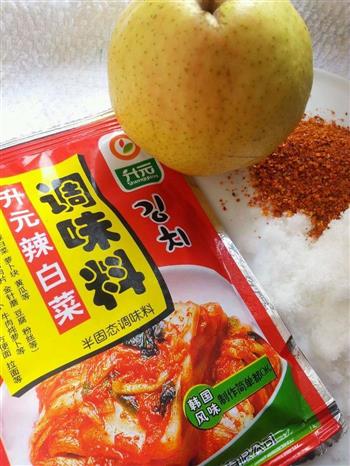 最省事最简便味道一点都不打折的韩国辣白菜的做法图解3