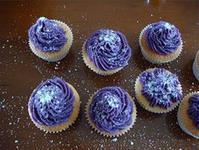 椰香紫薯小蛋糕的做法步骤12