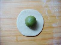 抹茶绿豆酥的做法步骤4