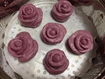 玫瑰紫薯馒头的做法图解18