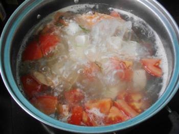 番茄豆腐花蟹汤的做法步骤8