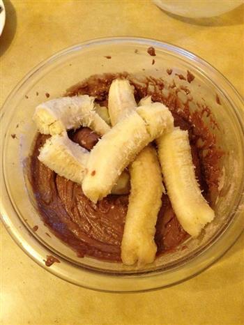 香蕉巧克力面包的做法步骤2