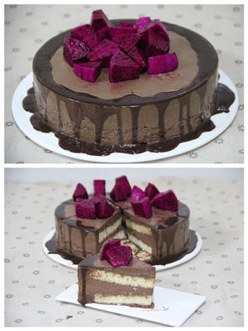 巧克力慕斯蛋糕的做法步骤14