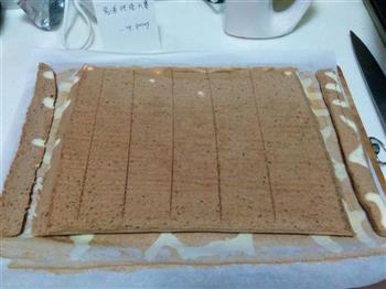 长颈鹿斑纹蛋糕卷的做法图解26