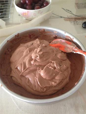 巧克力草莓慕斯蛋糕的做法步骤9