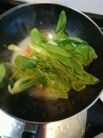 鲜蟹青菜豆腐汤的做法步骤6