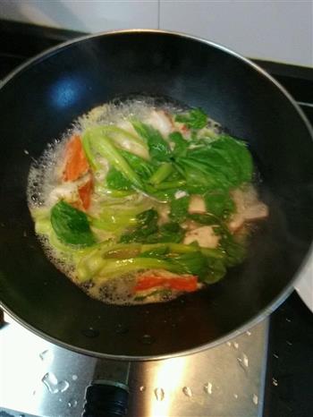 鲜蟹青菜豆腐汤的做法步骤7