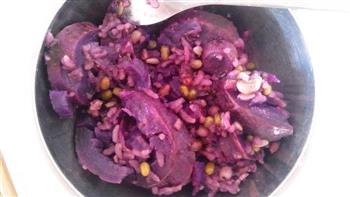 美容瘦身紫薯杂粮饭的做法图解3