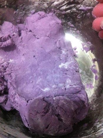 红豆百合紫薯芋圆的做法图解2