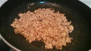 肉沫烤香菇的做法步骤4