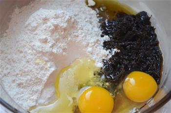 橄榄菜蛋饼的做法步骤1