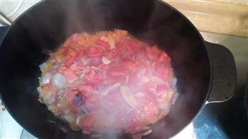 番茄牛肉蔬菜汤的做法图解3