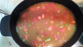 番茄牛肉蔬菜汤的做法步骤5
