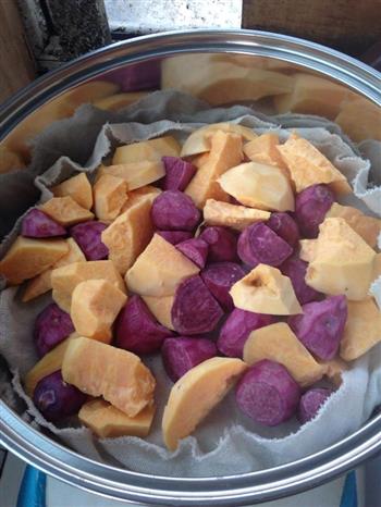 紫薯粉蒸肉的做法图解3