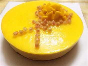 芒果酸奶慕斯蛋糕 8寸的做法步骤12