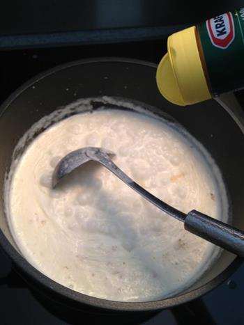 培根土豆芝士汤-写在PIER 39的面包蛤蜊汤后的做法图解5