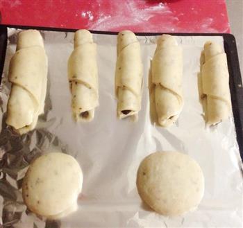 芝麻红豆沙面包卷VS汉堡胚的做法图解7