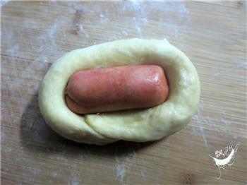 葱香热狗面包的做法步骤15