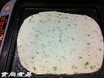椒盐榨菜葱油饼的做法步骤12