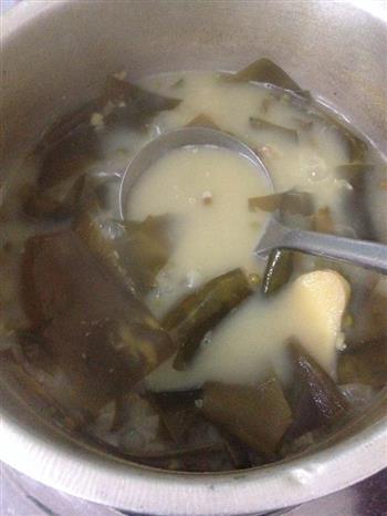 海带绿豆排骨汤的做法步骤3